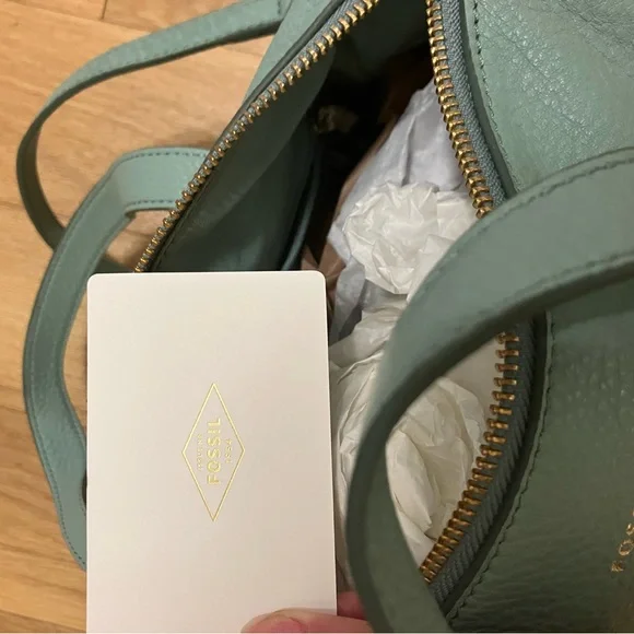 Fossil Sydney Satchel - Seaglass Leather - Picture 5 of 9